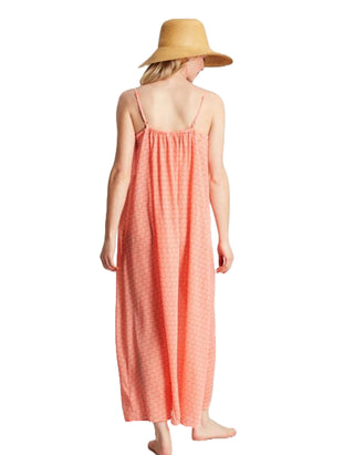 Women's Sleeveless Amanda Beach Dress in Orange