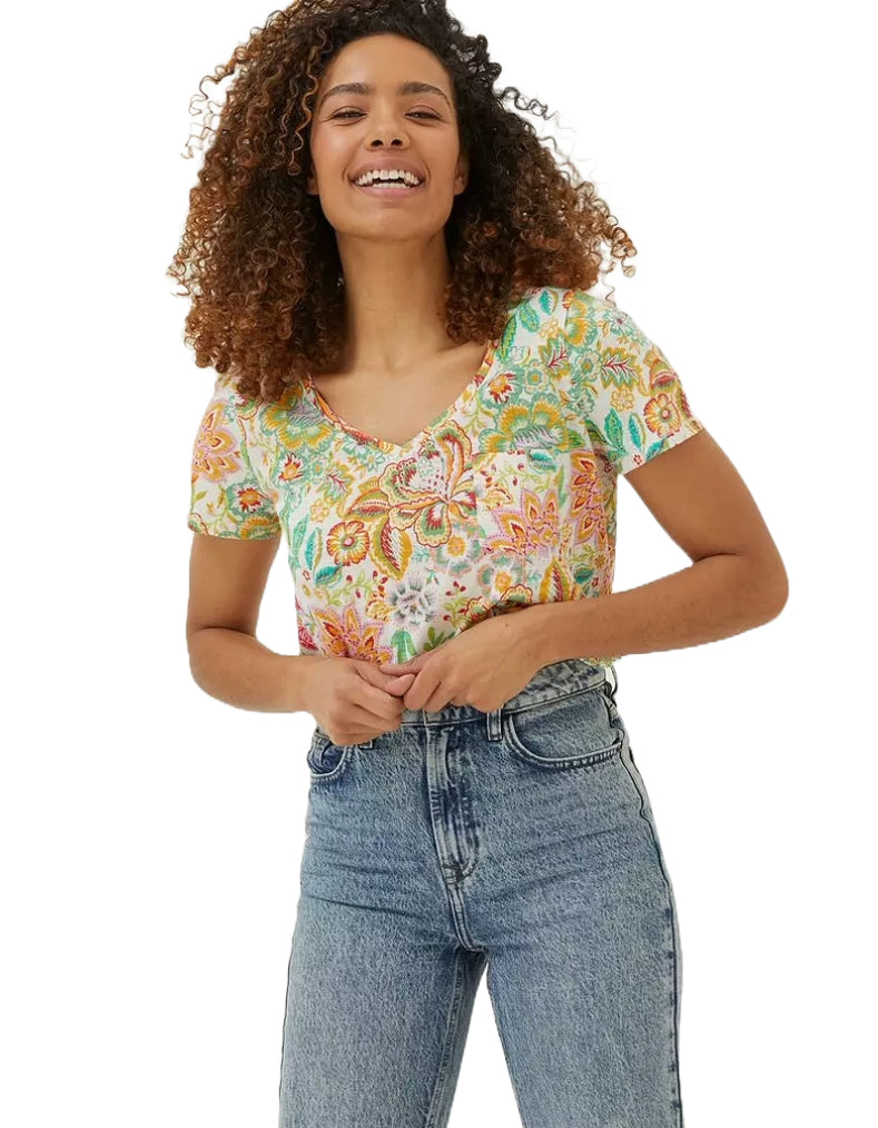 Organic Cotton V-Neck T-Shirt - Natural Collection Select Organic Cotton V-Neck T-Shirt - Natural Collection Select