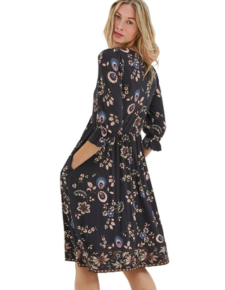 Lynnie Floral Jersey Dress