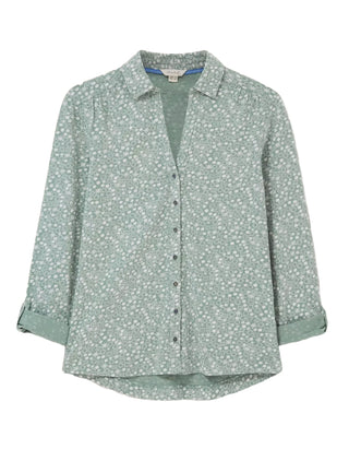 Women's Annie Jersey Fairtrade Cotton Shirt in Green