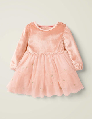 Baby Boden Fairy Wings Tulle Dress in Pink