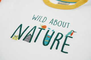 Frugi The National Trust Xavier T-Shirt in Wild About Nature (Slightly Defect)