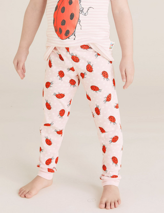 Marks & Spencer Girl's Roald Dahl & NHM Pyjama Set in Pink Mix