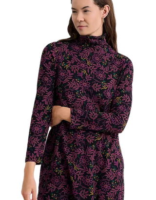 Women's Purple Grass Kelp A-Line Tunic