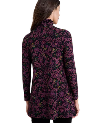 Women's Purple Grass Kelp A-Line Tunic