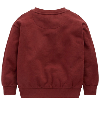 Mini Boden Girls Long Sleeve Bobbie Applique Sweatshirt Red