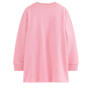 Mini Boden Girls Pink Applique Tunic In Pink