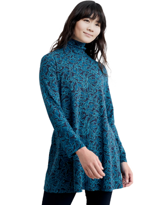 Women's Grass Kelp Tunic In Blue