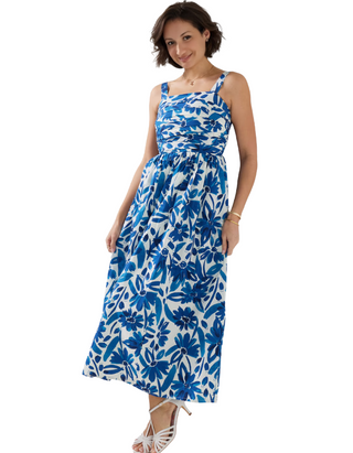 Women's Every Occasion Floral Printed Dress In Blue