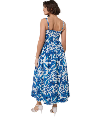 Women's Every Occasion Floral Printed Dress In Blue