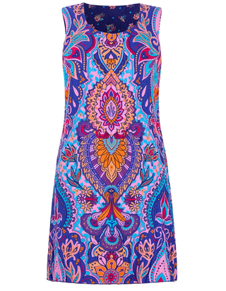 Women's Statement Reversible Tunic Top In Purple