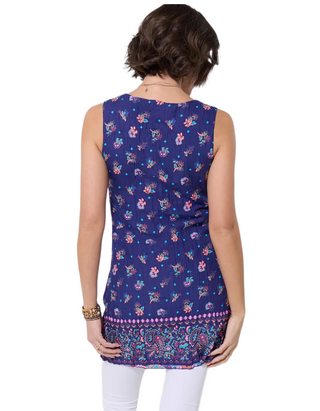 Women's Statement Reversible Tunic Top In Purple
