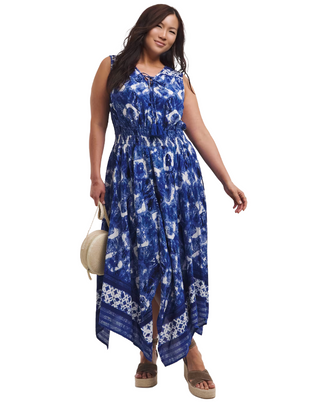 Women's Ocean Vibes Boho Maxi Dress