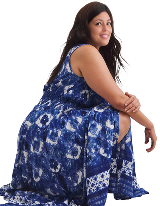 Women's Ocean Vibes Boho Maxi Dress