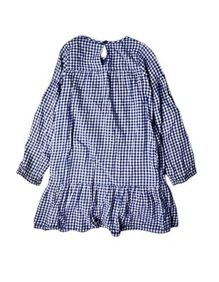 Mini Boden Kids Long Sleeve Dress In Navy