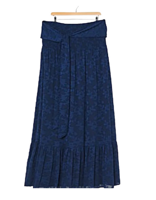 Women's Navy Multiway Jacquard Maxi Dress