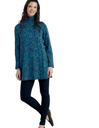 Women's Grass Kelp Tunic In Blue