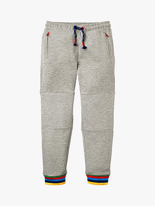 Mini Boden Boy's Full Length Warrior Knee Joggers in Grey Marl