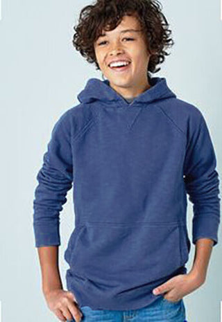 JohnnieB by Mini Boden Boys' Solid Hoodie in Navy