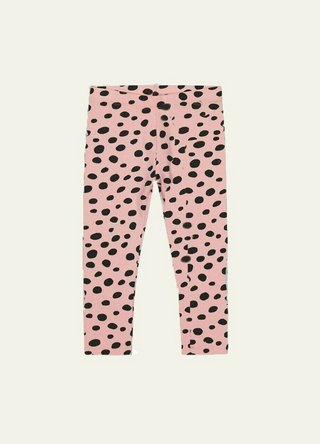 Mothercare Girls' Spotted Animal Printed Pyjama Set in Pink/Black Cat Spot