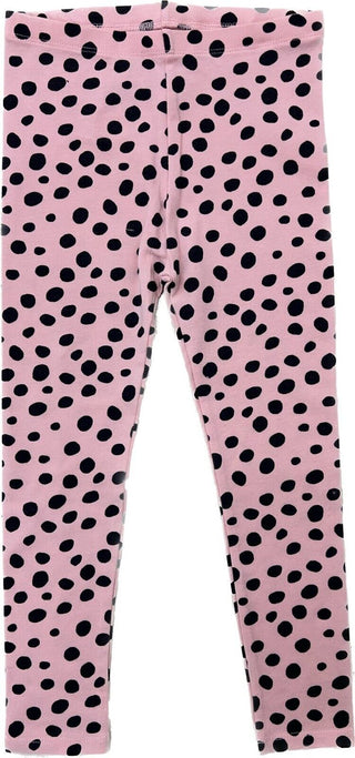 Mothercare Girls' Long Sleeve Spotted Animal Printed Pyjama Set in Pink/Black