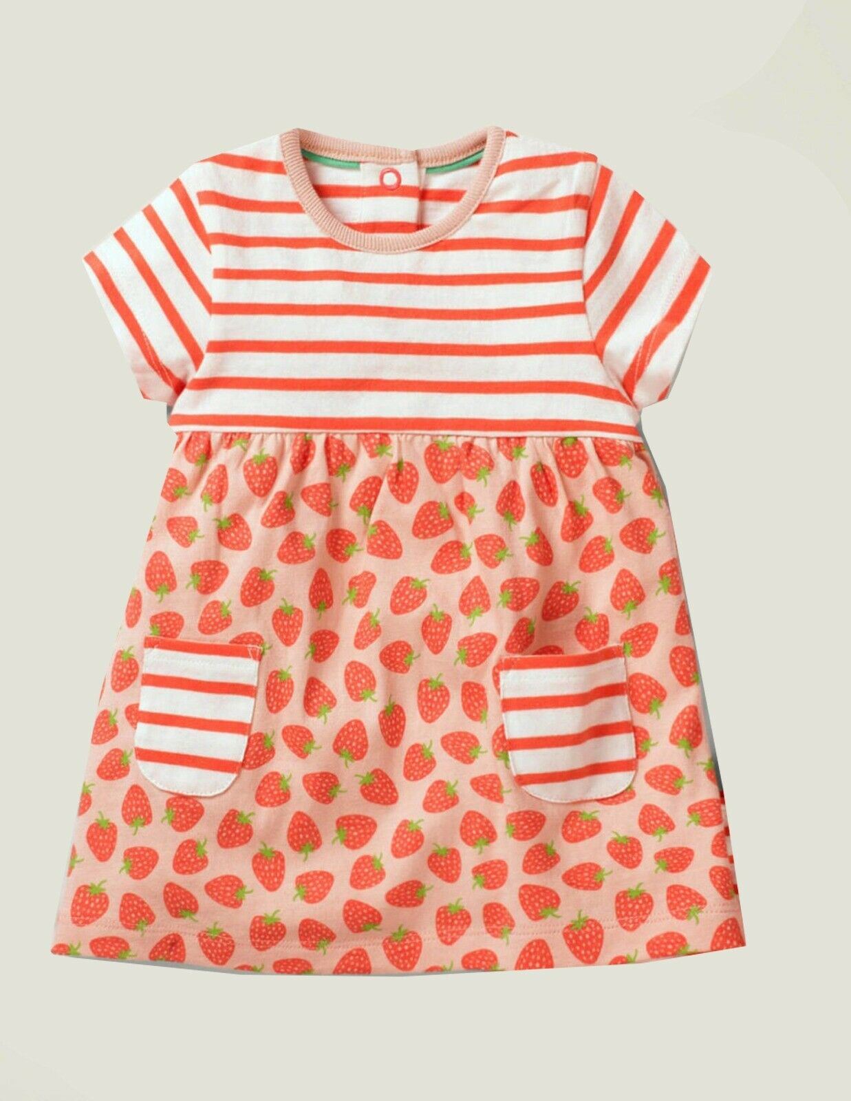 Baby Boden Baby Strawberry Hotchpotch Jersey Dress in Pink Uniq Wear Baby Boden Baby Strawberry Hotchpotch Jersey Dress in Pink Uniq Wear
