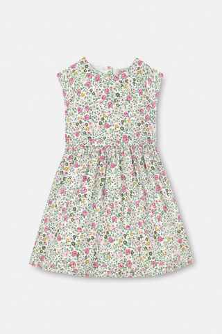 Cath Kidston Girl's Charlotte Dress in Warm Cream