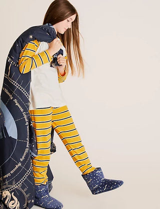 Marks & Spencer Unisex Harry Potter Printed Pyjamas Set- Yellow/Hufflepuf
