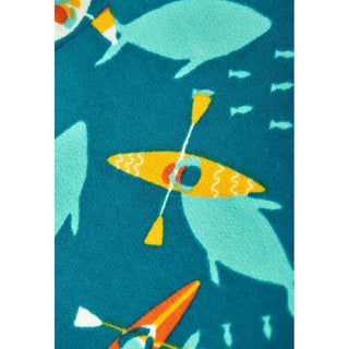 Frugi Boy's Rex Shark Sweatshirt in Indigo