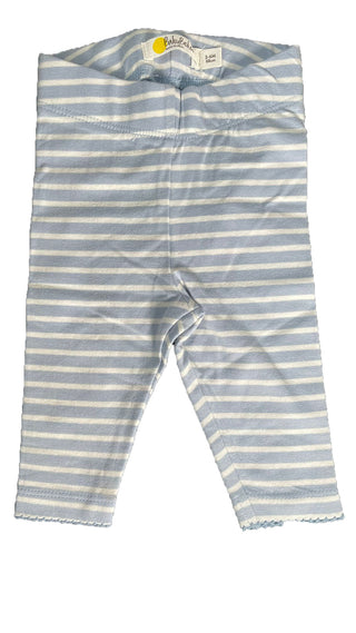 Baby Boden Essential 3 Pack Leggings Set in Yellow Red Blue Stripe