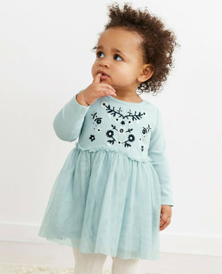 Baby Appy Soft Tulle Dress in Light Blue