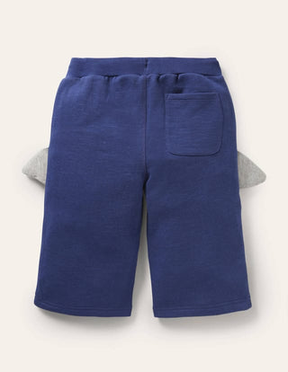 Mini Boden Boy's Applique Jersey Baggies in Navy Sharks