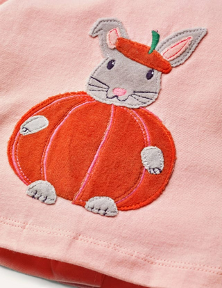 Baby Boden Supersoft Halloween Top in Pumpkin Party