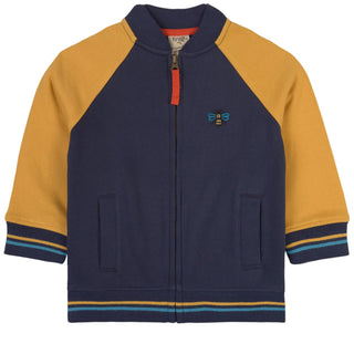 Frugi Boy's Reese Jacket Sweatshirt in Indigo