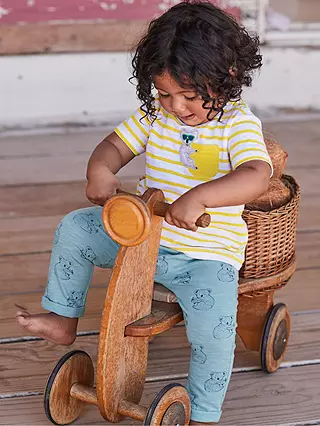 Baby Boden Go Wild Appliqué Play Set in Wren Blue Koala