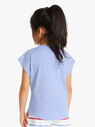 John Lewis & Partners Girl's Sequin Embellished Poodle T-Shirt in Lilac