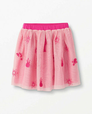 Hanna Andersson Girl's Disney Princess Print Rapunzel Tulle Skirt in Pink