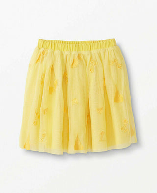 Girl's Disney Princess Print Rapunzel Tulle Skirt in Yellow