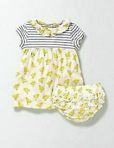 Baby Boden Hotchpotch Dress Only in Ivory