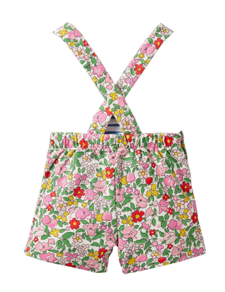Baby Bosen Jersey Dungaree in Pink Lemonade Vintage Floral